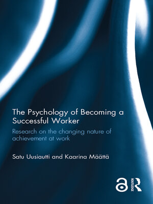 cover image of The Psychology of Becoming a Successful Worker